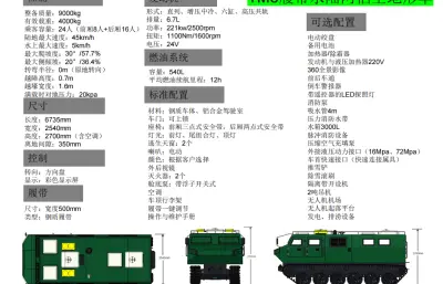 TM3多功能履带水陆两栖全地形车