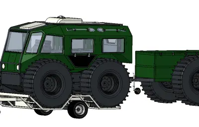 DX1水陆两栖全地形车,4×4轮式全地形车