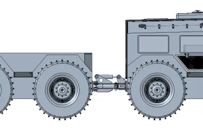 MC2轮式铰接水陆两栖全地形车,8×8轮式车