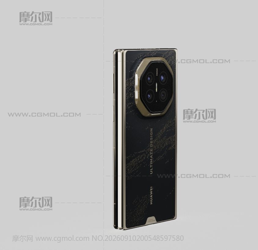 华为HUAWEI Mate XT 2非凡大师手机C4D,KEYSHOT模型