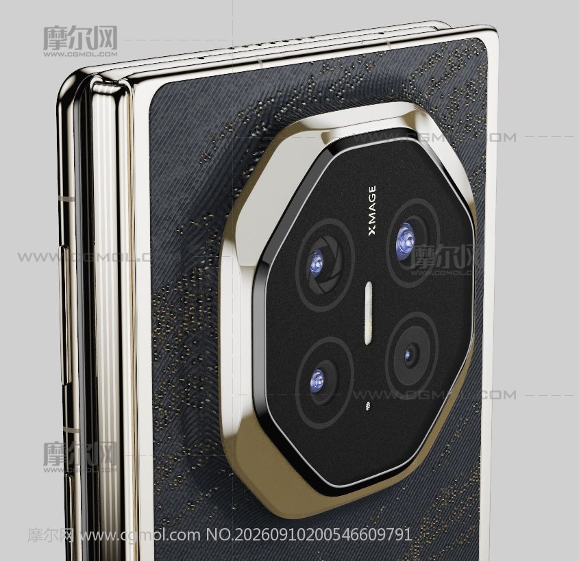 华为HUAWEI Mate XT 2非凡大师手机C4D,KEYSHOT模型