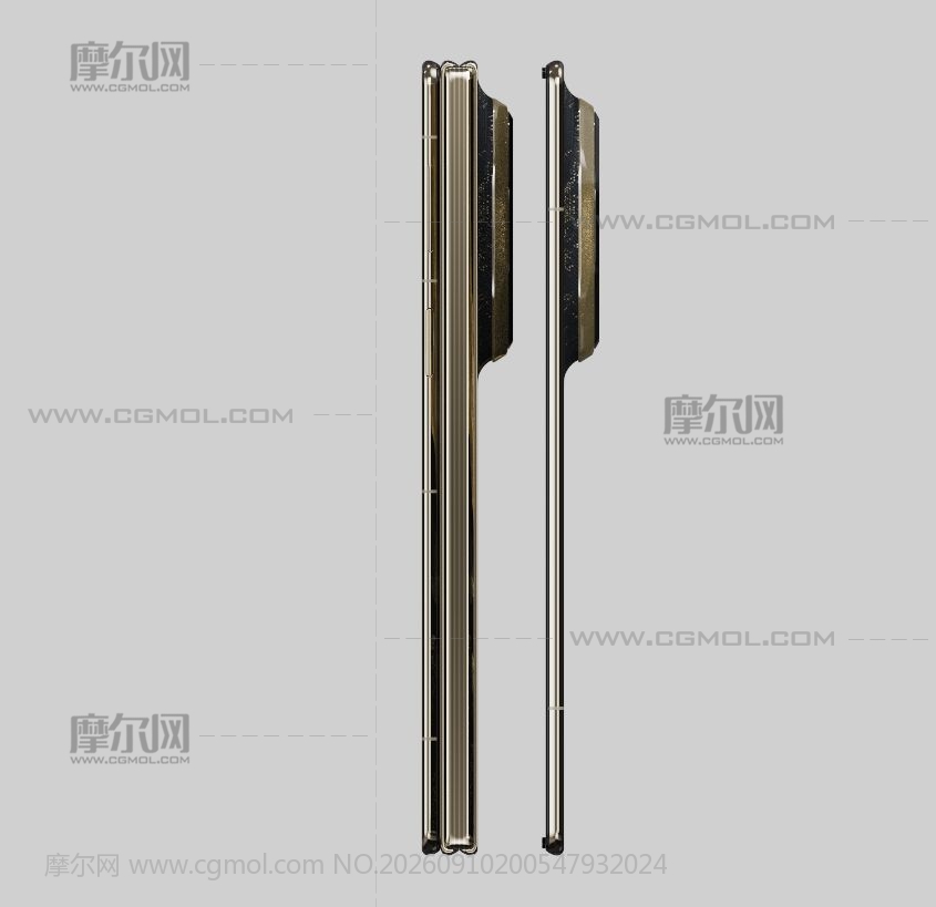 华为HUAWEI Mate XT 2非凡大师手机C4D,KEYSHOT模型