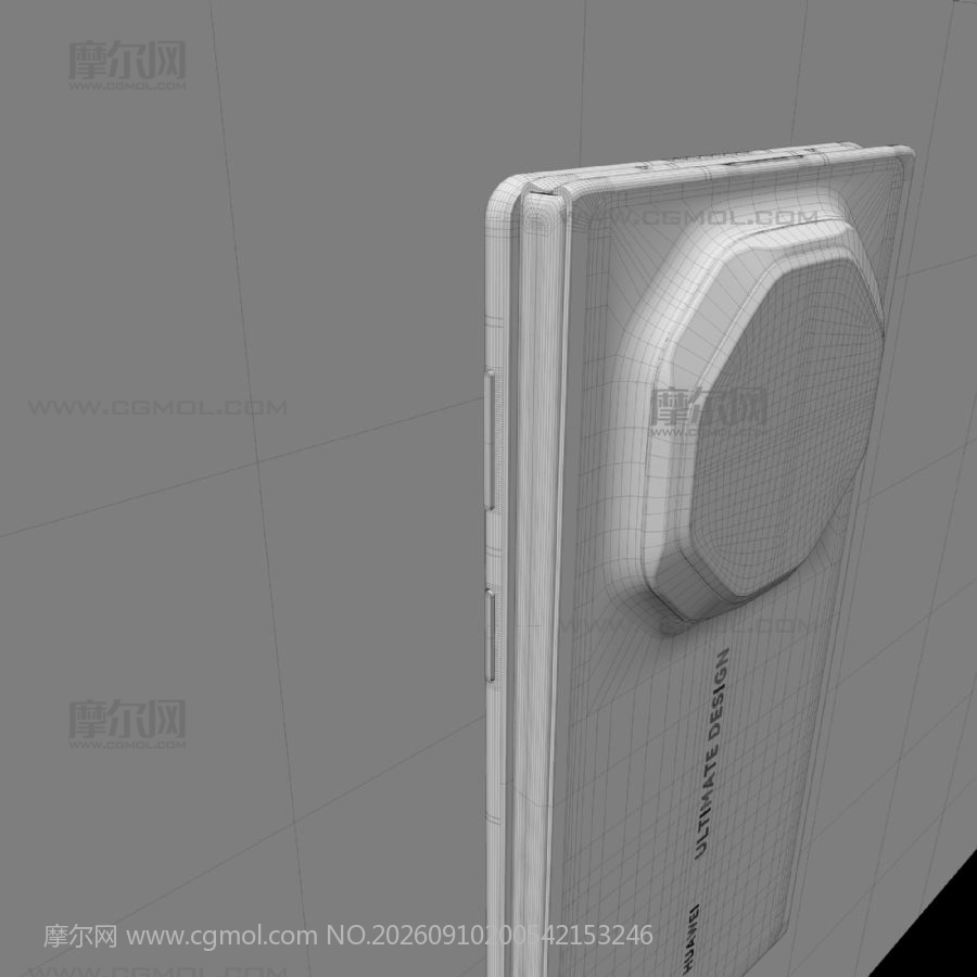 华为HUAWEI Mate XT 2非凡大师手机C4D,KEYSHOT模型