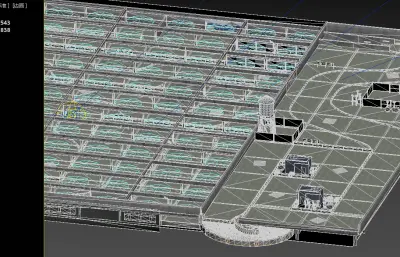 室内地下大型停车场,赛车车库,赛道附属车库