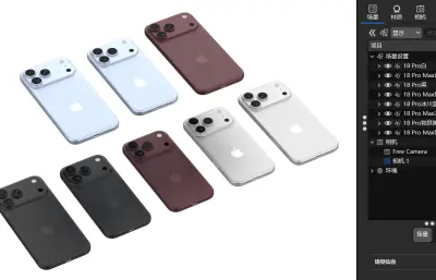 最精细的iPhone 18 Pro/iPhone 18 Pro Max手机模型