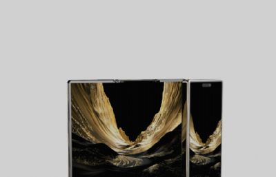 华为HUAWEI Mate XT 2非凡大师手机C4D,KEYSHOT模型