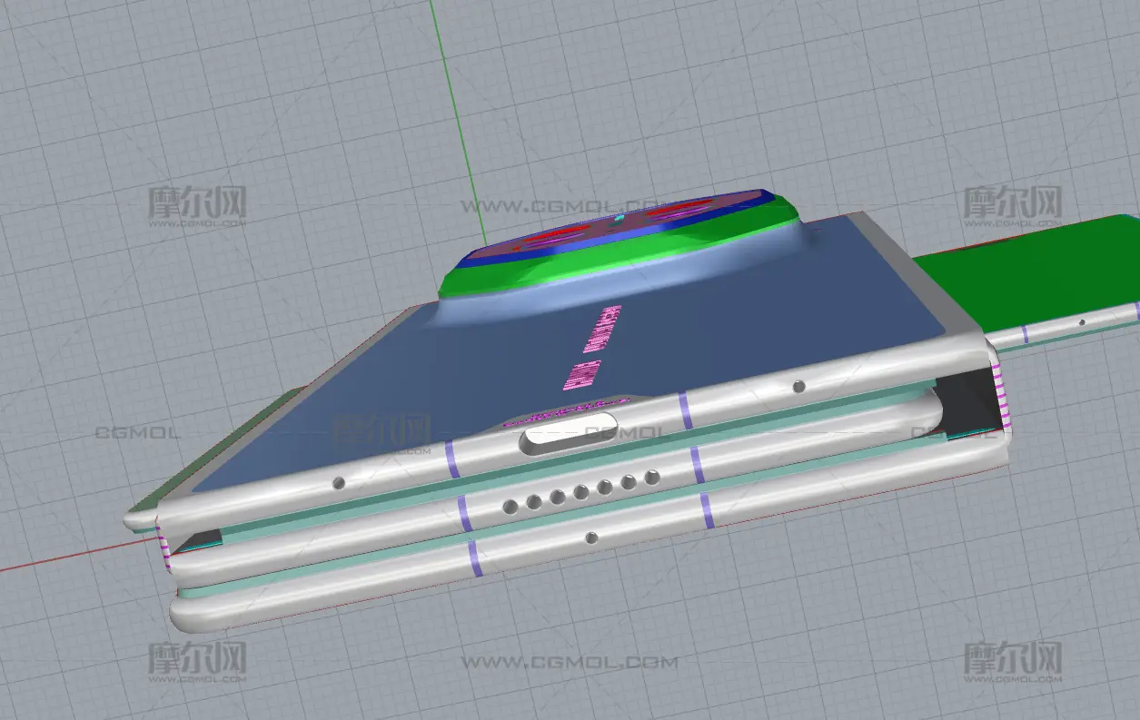 华为HUAWEI Mate XT 2 非凡大师手机3dm,stp,obj格式模型