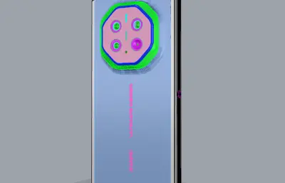 华为HUAWEI Mate XT 2 非凡大师手机3dm,stp,obj格式模型