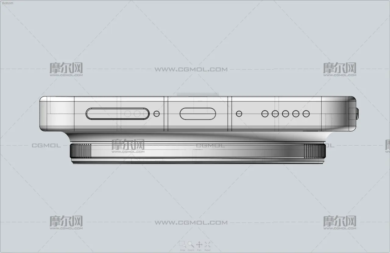 VIVO X300 Ultra手机3D模型stp，obj白膜,C4D&OC渲染