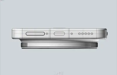 VIVO X300 Ultra手机3D模型stp，obj白膜,C4D&OC渲染