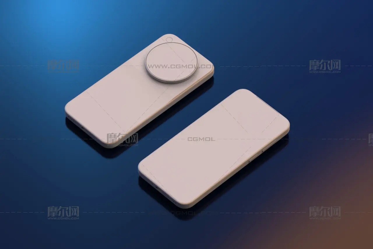 vivo X500 Pro手机外观模型