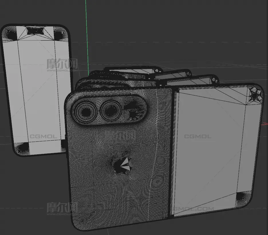 苹果iphone18pro/‌iPhone Duo手机外观c4d,keyshot模型