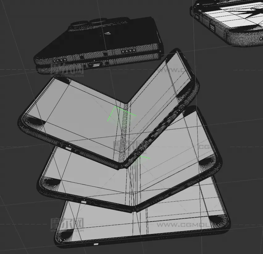 苹果iphone18pro/‌iPhone Duo手机外观c4d,keyshot模型
