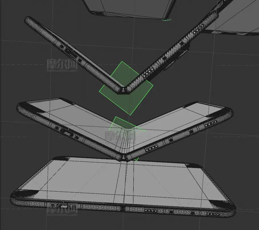 苹果iphone18pro/‌iPhone Duo手机外观c4d,keyshot模型