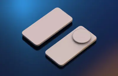vivo X500 Pro Max手机外观3dm,stp模型
