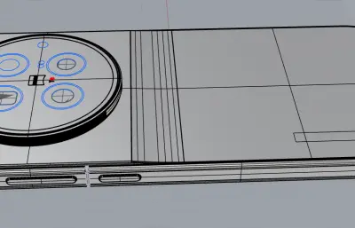 vivo X500 Pro手机外观模型