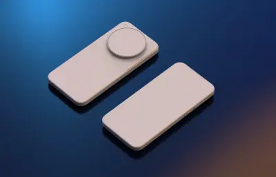 vivo X500 Pro手机外观模型