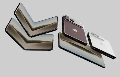 苹果iphone18pro/‌iPhone Duo手机外观c4d,keyshot模型