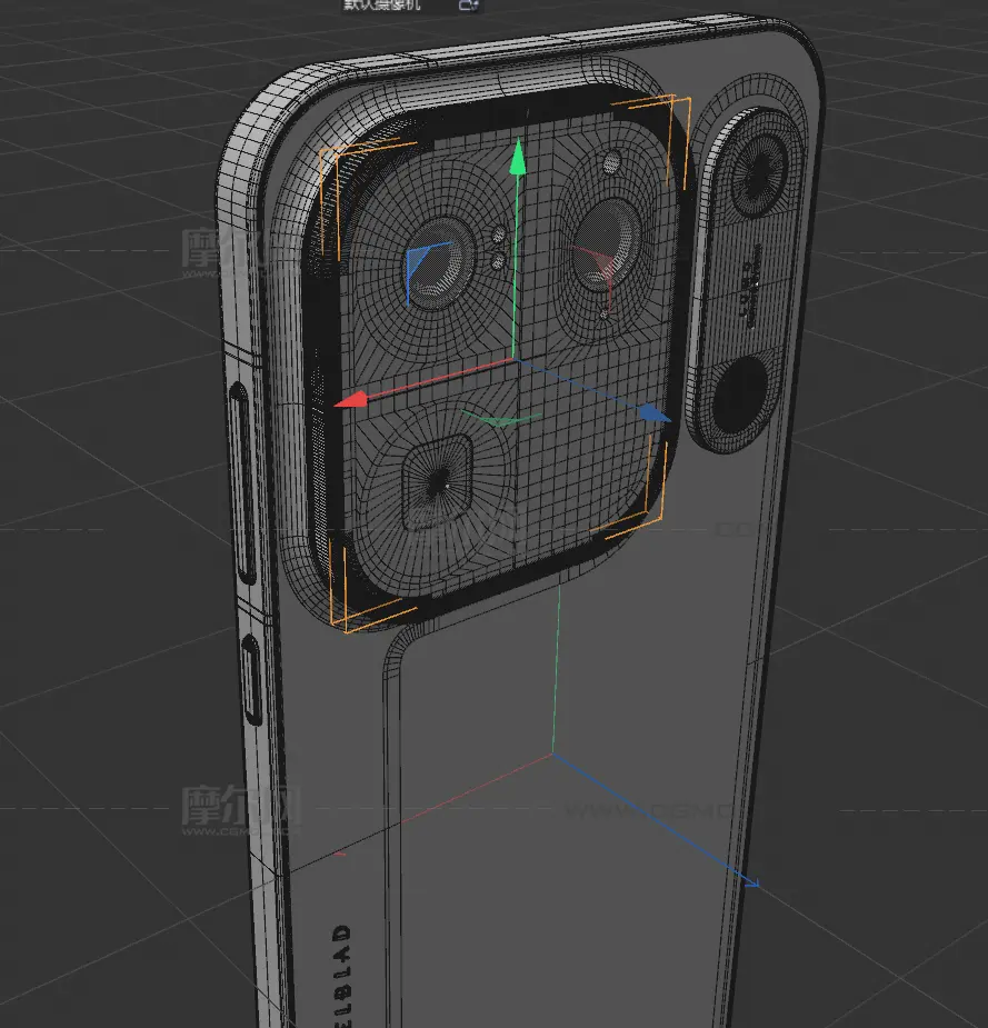 OPPO Find X10 Pro Max手机c4d,keyshot模型