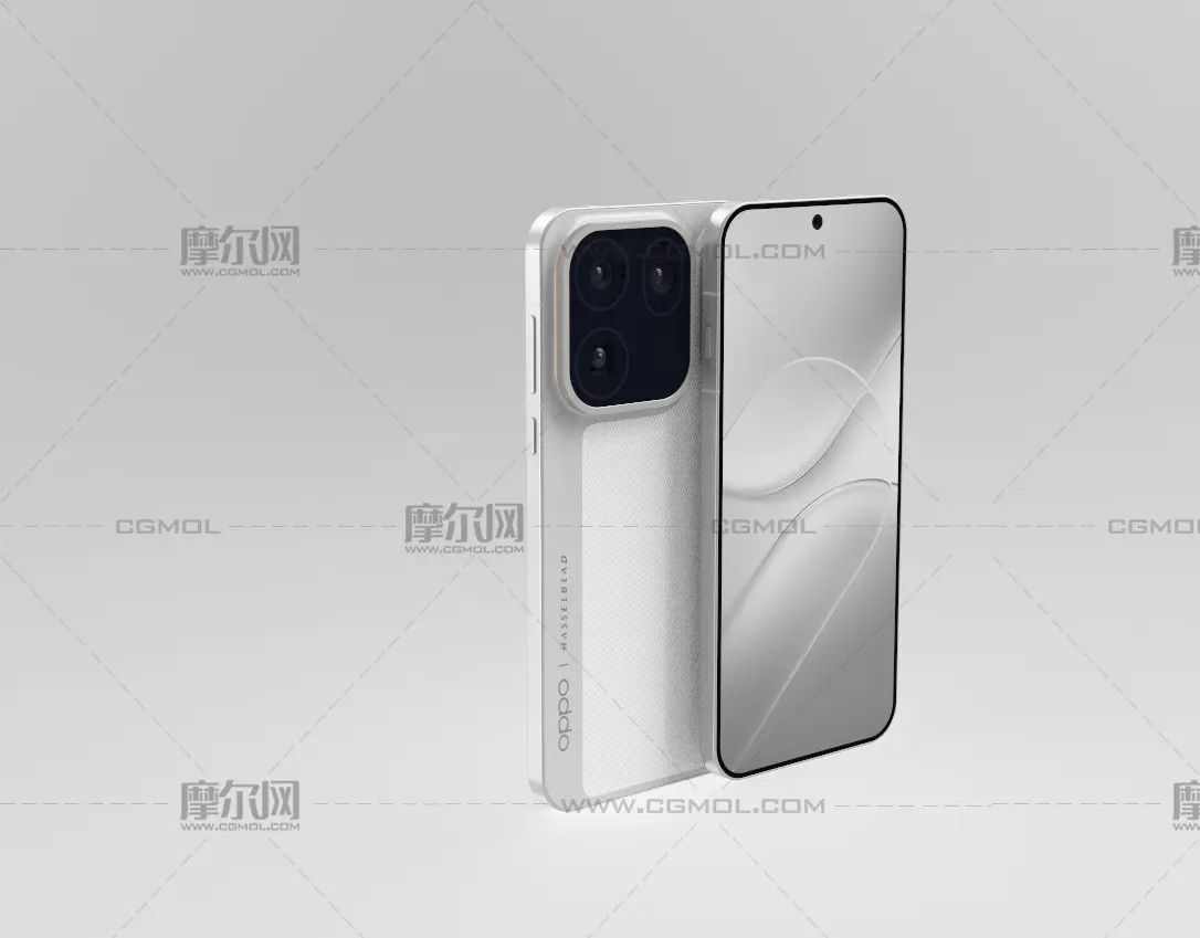 OPPO Find X10 Pro Max手机c4d,keyshot模型