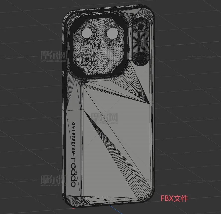 OPPO Find X10 Pro Max手机c4d,keyshot模型