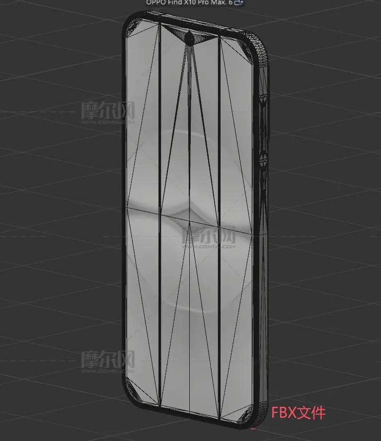 OPPO Find X10 Pro Max手机c4d,keyshot模型
