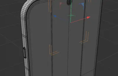 OPPO Find X10 Pro Max手机c4d,keyshot模型