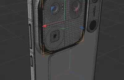 OPPO Find X10 Pro Max手机c4d,keyshot模型