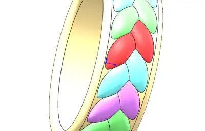 稻穗指环戒指