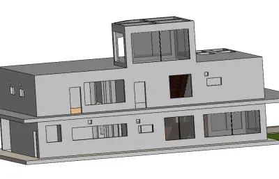 50x 90英尺别墅住宅结构