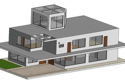 50x 90英尺别墅住宅结构