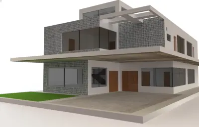 50x 90英尺别墅住宅结构