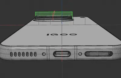 OPPO iQOO 16手机C4D,KEYSHOT模型,有FBX,OBJ文件