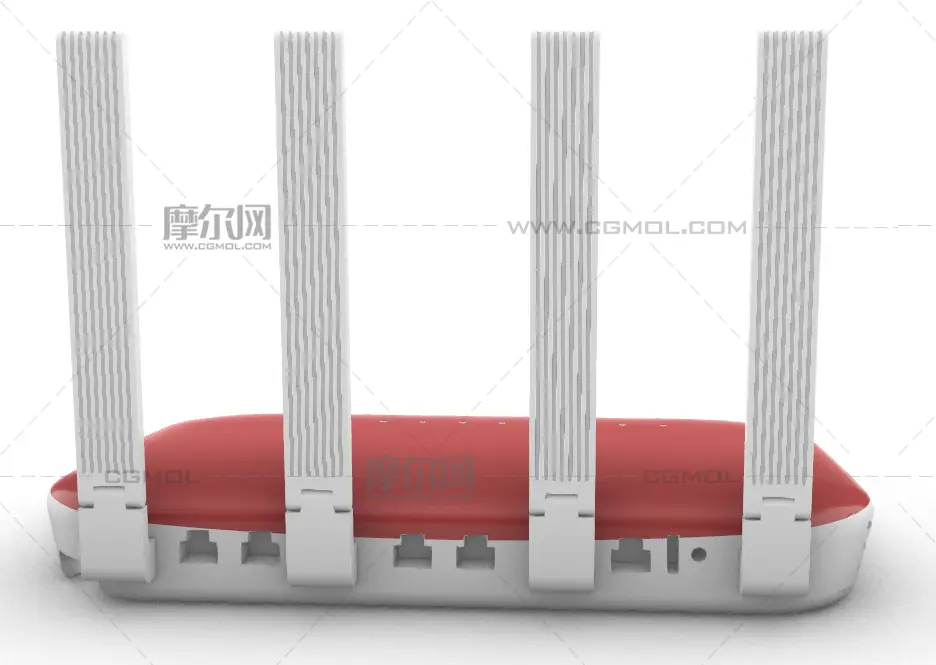 路由器外观rhino模型