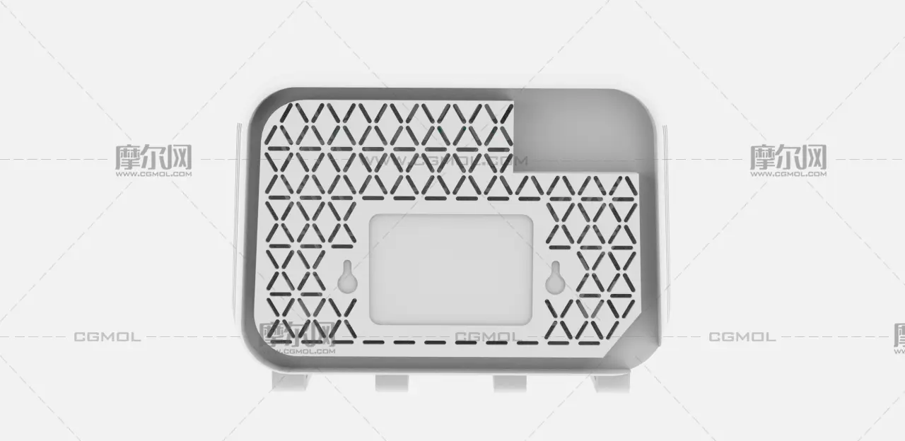 路由器外观rhino模型