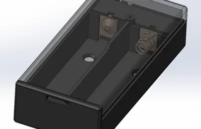 电池座带开关3.7V 2X 18650