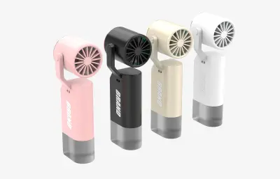 喷雾制冷云台风扇rhino模型素模