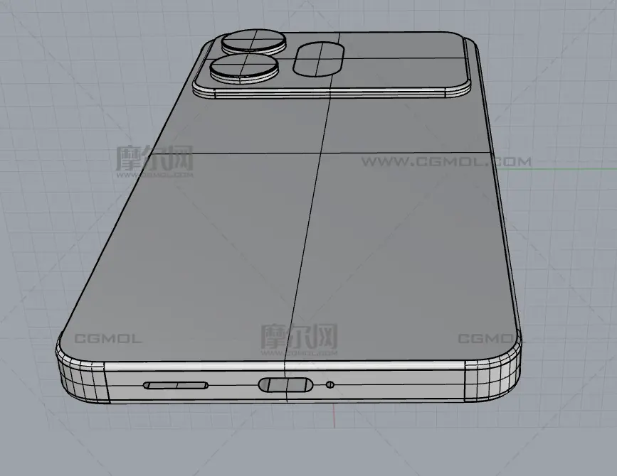 Samsung Galaxy S27 Pro手机外观rhino模型