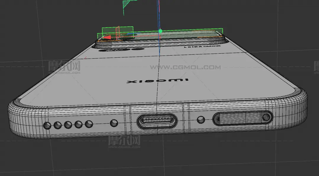 小米18 Pro手机C4D,KEYSHOT模型,有导出FBX和OBJ文件