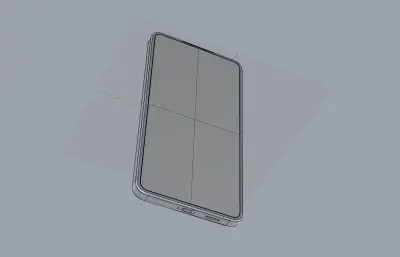 Samsung Galaxy S27 Pro手机外观rhino模型