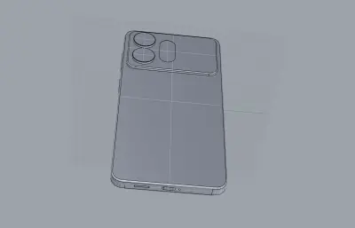 Samsung Galaxy S27 Pro手机外观rhino模型