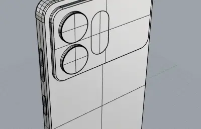 Samsung Galaxy S27 Pro手机外观rhino模型