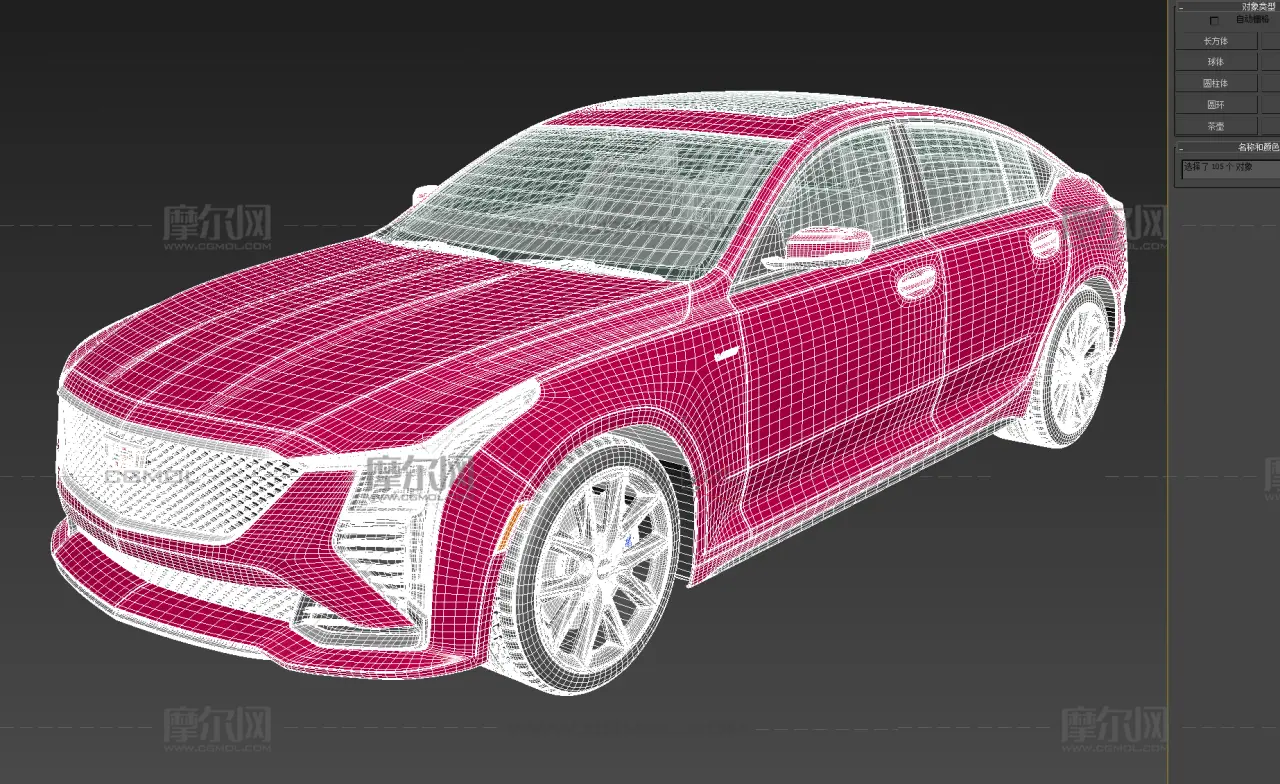 2025款凯迪拉克CT5-V Blackwing轿跑FBX模型