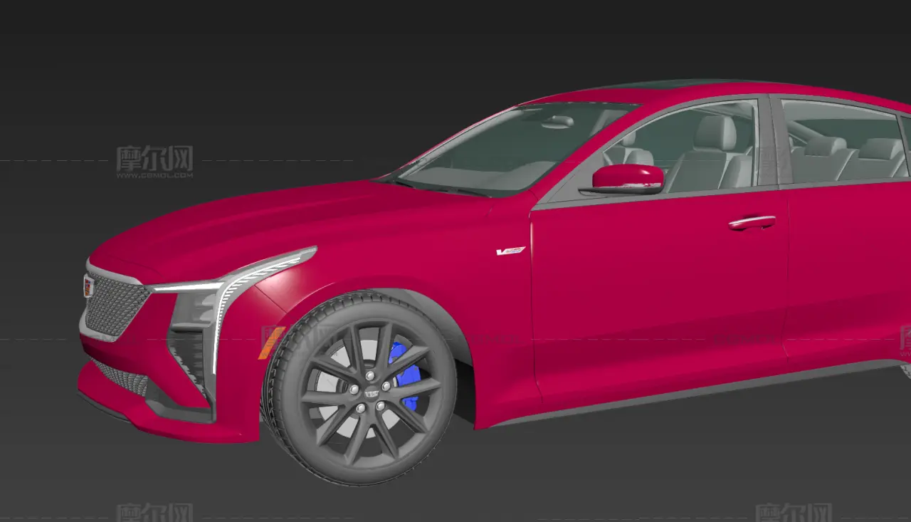2025款凯迪拉克CT5-V Blackwing轿跑FBX模型