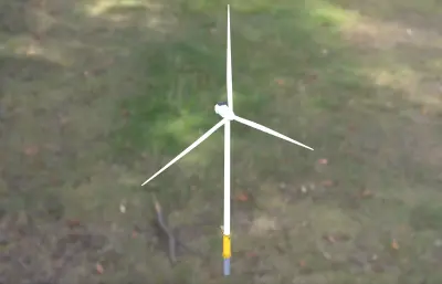 风车风力发电机3dmax模型