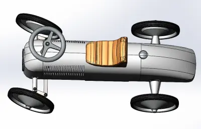 金属汽车solidworks模型