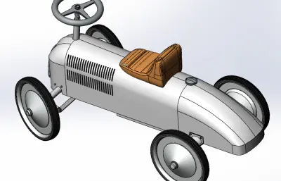 金属汽车solidworks模型