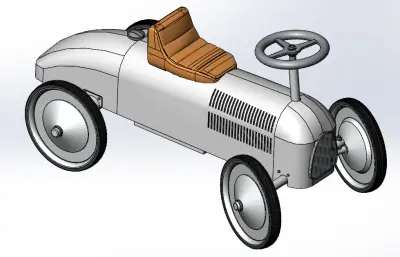 金属汽车solidworks模型