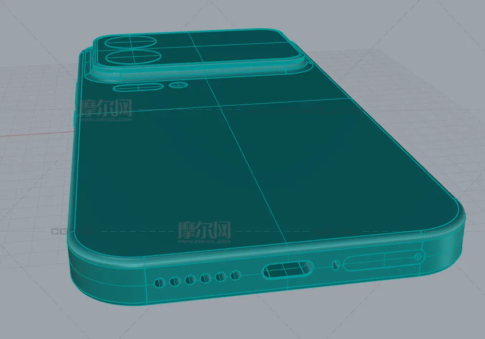 小米18 Pro手机外观rhino模型