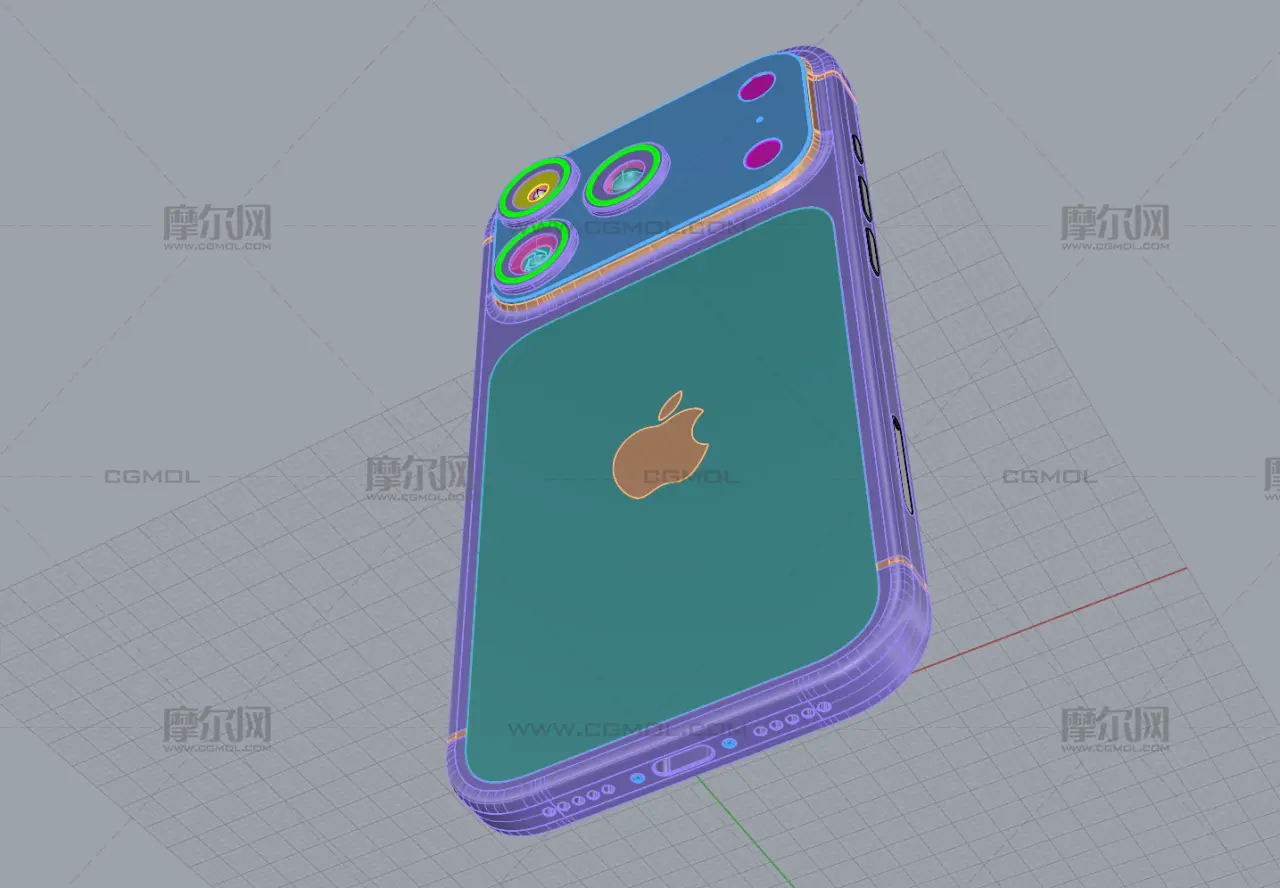 iPhone 18 Pro手机c4d,3dm,stp格式模型